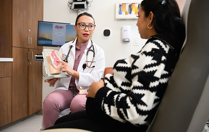 a doctor writes diagnosis of TIA
