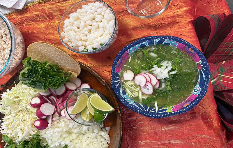 Healthy Pozole Verde Recipe by University Health & Chef Blanca Aldaco